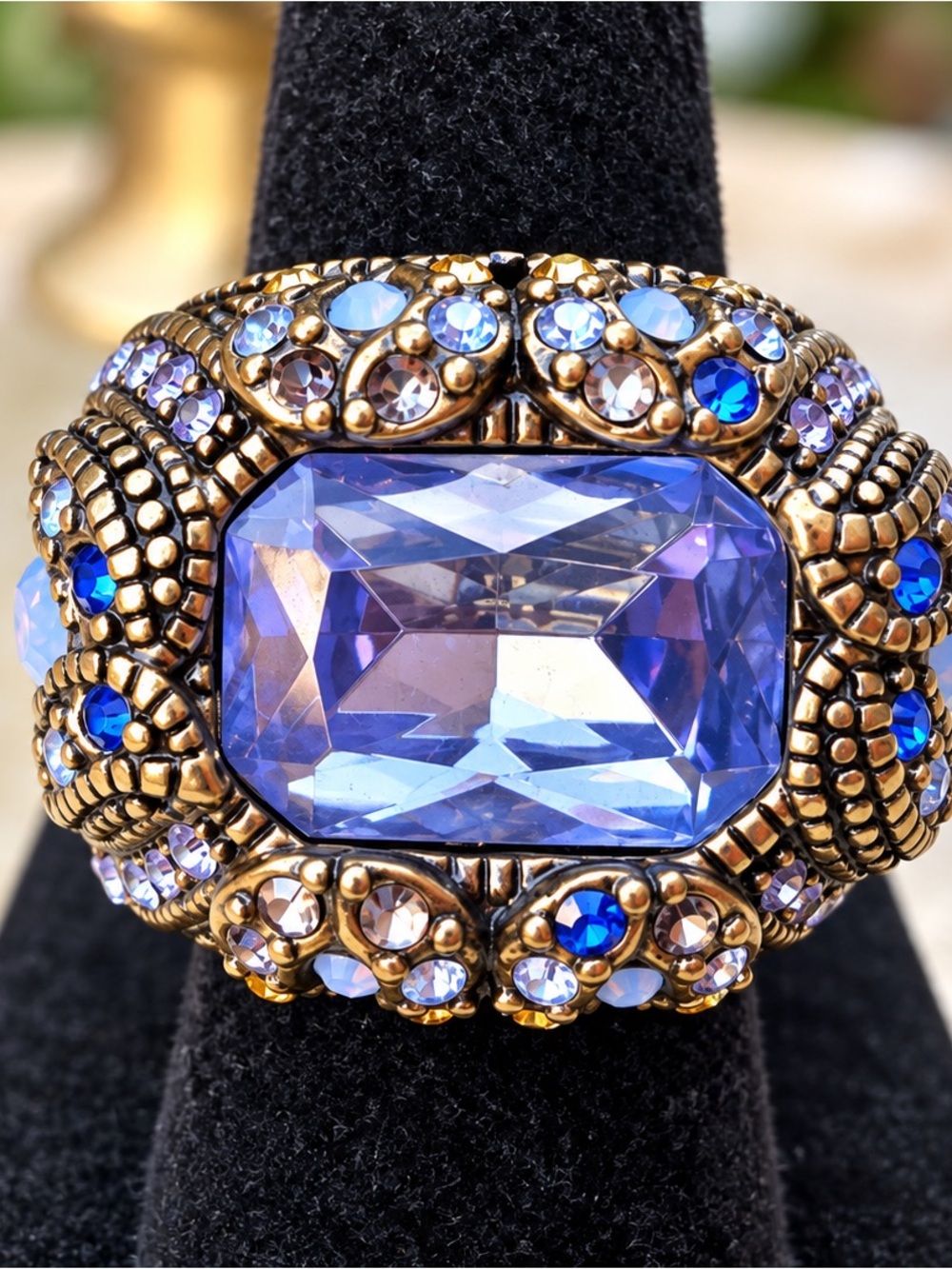 Heidi Daus “Irresistible Impressions" Statement Cocktail Ring. *Size 5
